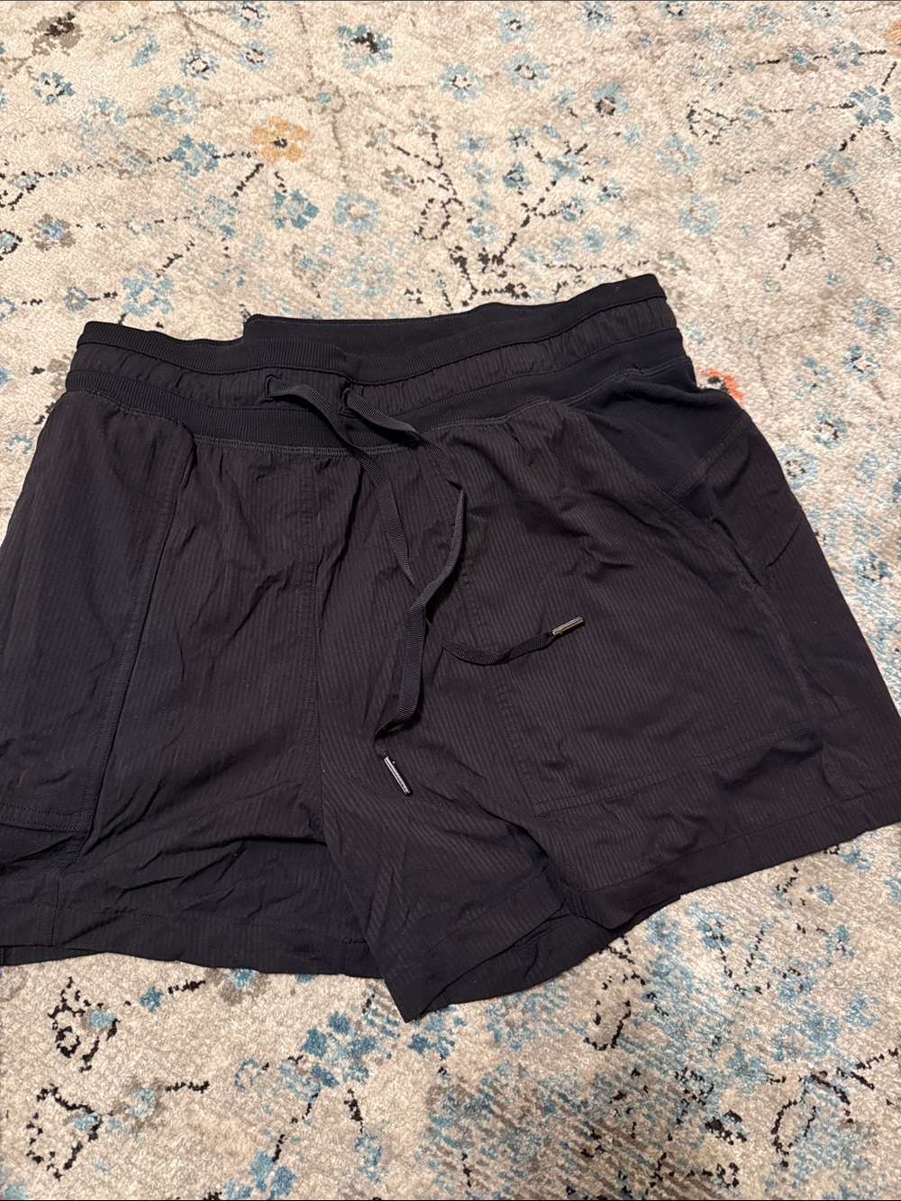 Lululemon Black Pull-On Shorts with Drawstring
